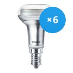 Confezione Multipack 6x Philips Corepro LED Faretti E14 R50 1.4W 105lm 36D - 827 Bianco Molto Caldo | Sostitutiva 25W
