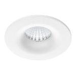 Noxion Faretti LED Gimax Bianca 6W 400lm 36D - 927 Bianco Molto Caldo | Ritaglio 74mm - IP44 - Miglior resa cromatica - Dimmerabile