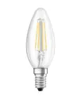 Ledvance Classic LED E14 Candela Filamento Chiara 4W 470lm - 840 Bianco Freddo | Sostitua 40W
