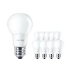 Confezione Multipack 10x Philips Corepro LED Bulbo E27 Pera Ghiaccio 8W 806lm - 827 Bianco Molto Caldo | Sostitutiva 60W