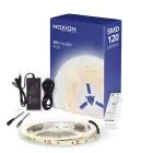 Noxion Strisce LED Naga 5 Metro Set completo - Smart Wifi - 24V - 120LEDs/m - 9.6W/m - 965 Luce Del Giorno | 8mm - IP20 - Miglior Resa Cromatica - SMD2835
